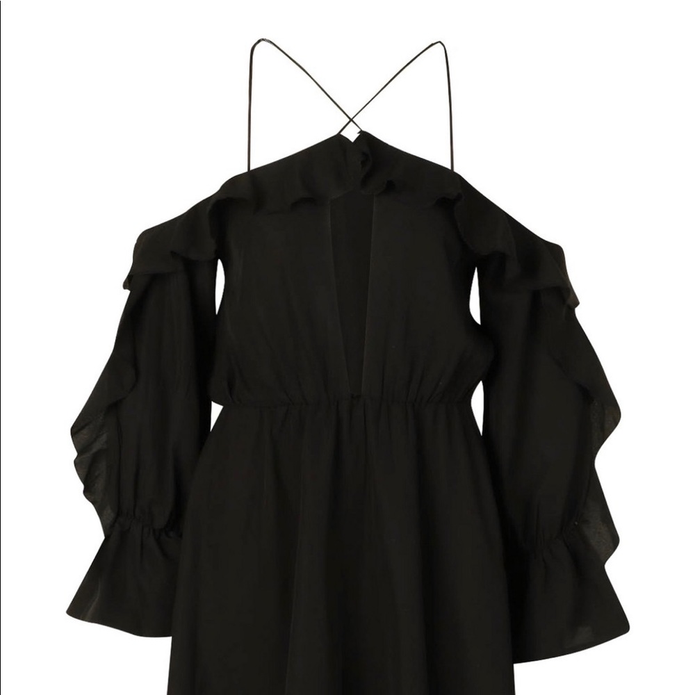 Off the shoulder keyhole dress